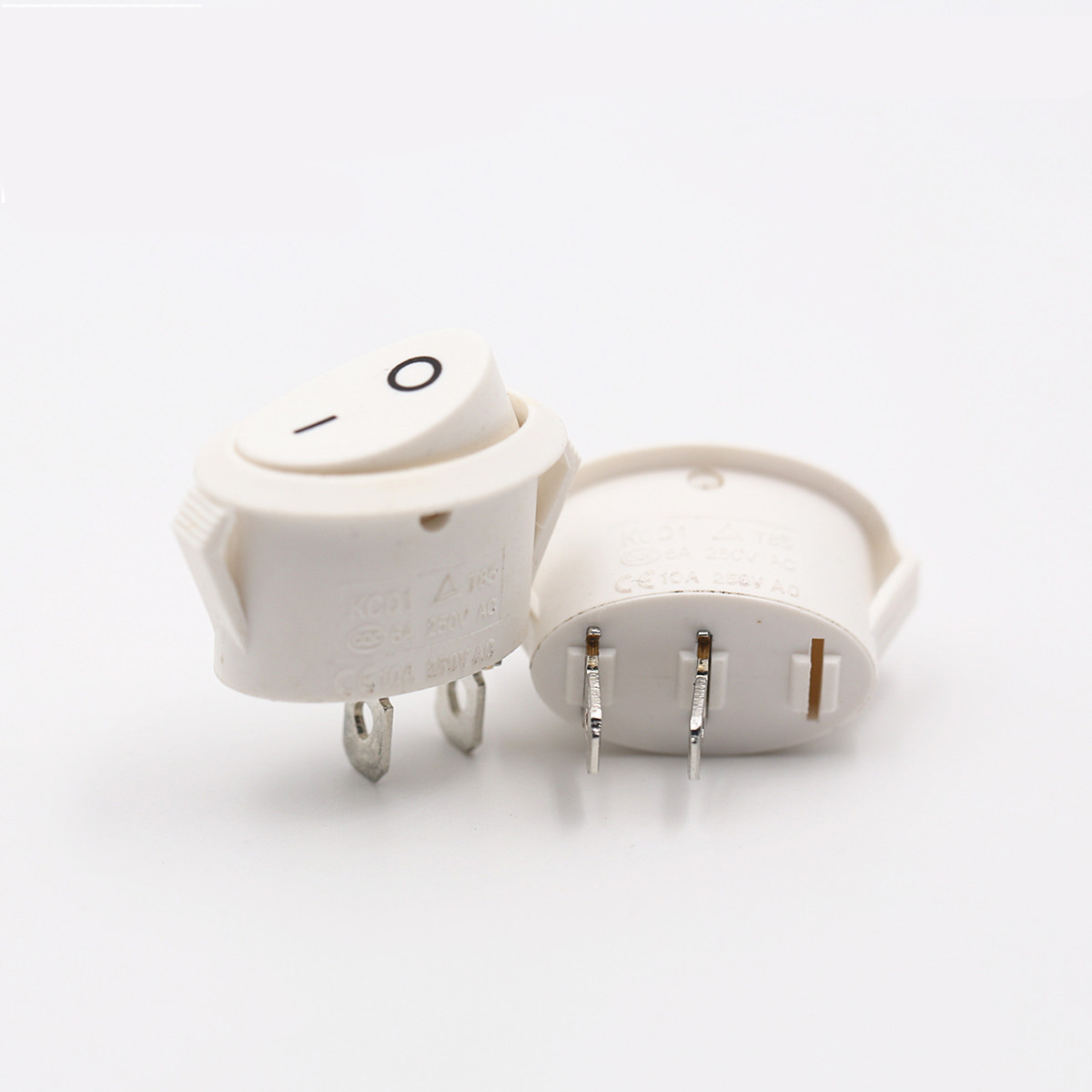 China Wholesale KCD1 Rocker Switch 120V 2 Pin Waterproof On Off oval  Rocker Switch