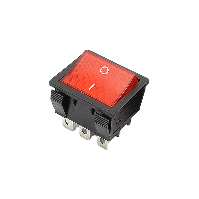 6A/250VAC, 10A/125VAC ON OFF rocker switch Rocker switch with 4 pins