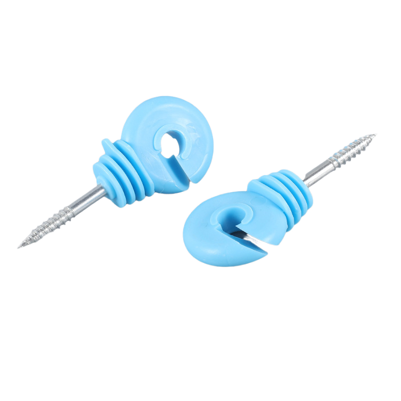 Electric Fence Screw Insulator Electrics Fence Bobbin Corner Insulator Porcelain Bobbin Insulatorce (2)