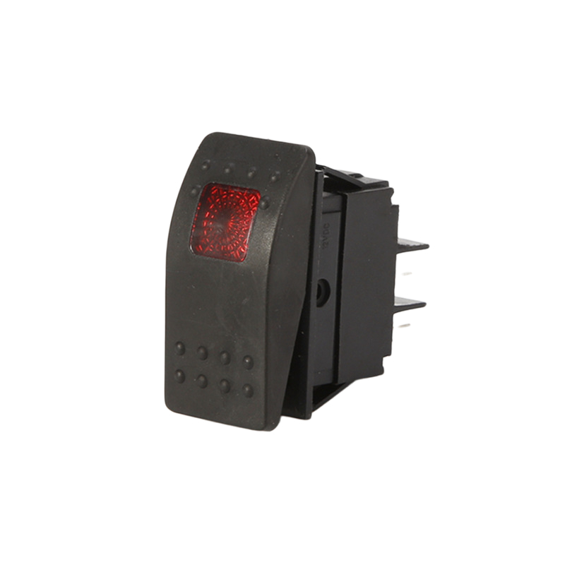 Wholesale Auto Rocker Switch Supplier rocker switch applications 12V 24V Led Digital Panel Double Voltmeter Waterproof Car Marine Boat 6 Gang Led Light Rocker Switch Panel