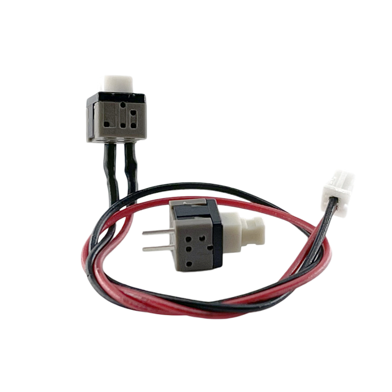self locking switch with soldering wire