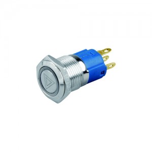 6A/250VAC, 10A/125VAC ON OFF Illumination latching Anti Vandal Swtich