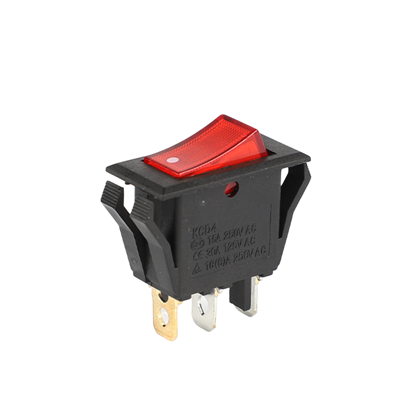 DENO KCD4 16A 250V 20A 125V DPST boat switch 3 pin Magnetic Electromagnetic Switch SOKEN RK1-05 illuminated mini rocker switch