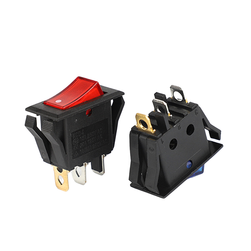 DENO KCD4 16A 250V 20A 125V DPST boat switch 3 pin Magnetic Electromagnetic Switch SOKEN RK1-05 illuminated mini rocker switch