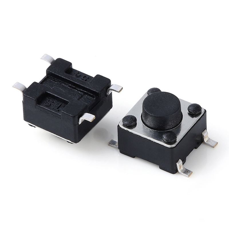 6x6x5mm SMD Series Normally Closed (NC) Tactile Switch, High-Temperature Resistant