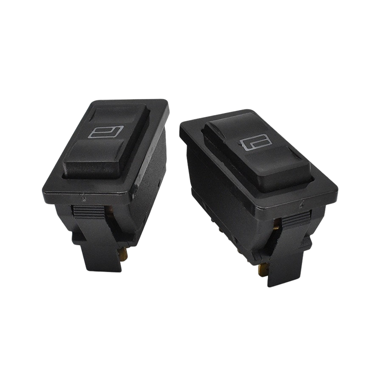 Window regulator switch double-arrow power window switch 5-pin self-reset rocker switch
